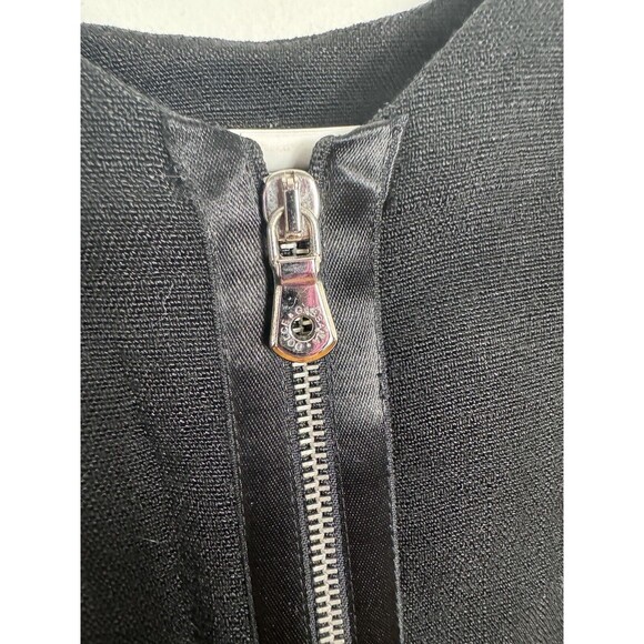 Dolce & Gabbana Black Bodycon Textured Mini Dress Sleeveless Size 40 - Picture 7 of 16